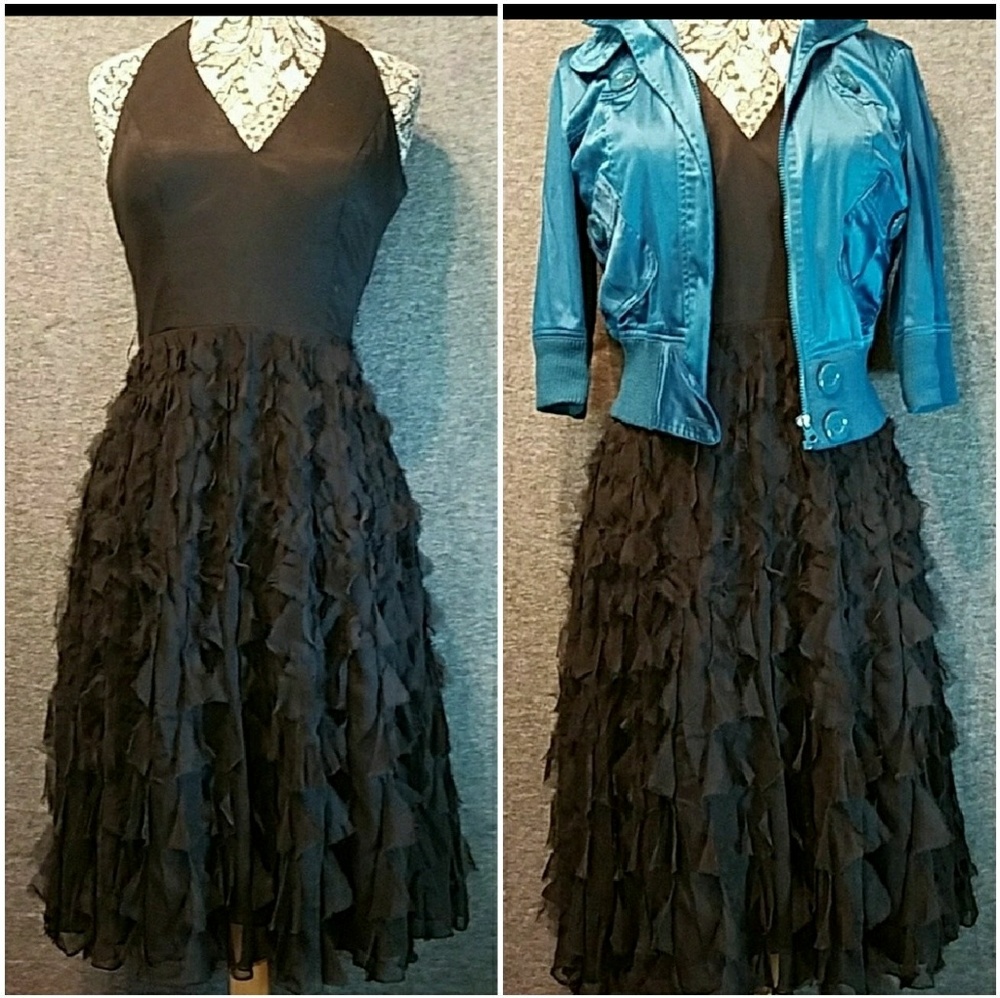 White House Black Market halter dress
